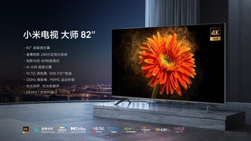 4K 82-inch Mi Master TV. (Image source: Xiaomi TV)
