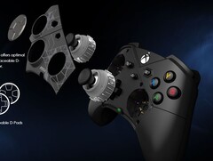 Analog sticks and D-pad can be exchanged (Image source: MSI)