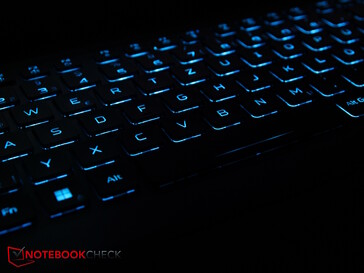 MiniLEDs also present in keyboard lighting for each key