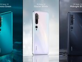 The Mi Note 10 series are some of the last Xiaomi devices to receive Android 10. (Image source: Xiaomi)