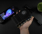 The eGPU's power supply (on the right) is almost as large as the unit itself. (Image source: ETA Prime)