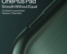 The OnePlus Pad launches globally on February 7. (Source: OnePlus)