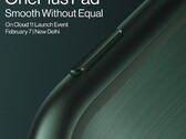 The OnePlus Pad launches globally on February 7. (Source: OnePlus)