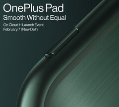 The OnePlus Pad launches globally on February 7. (Source: OnePlus)