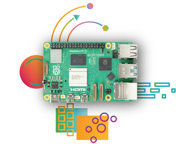 The Raspberry Pi 5 makes a great solution as a game streaming client with enough ports to plug in a mouse, keyboard and gamepad if required (Source: RaspberryPi.org)