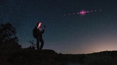 More than 450 Starlink satellites are part of this beta (Image source: T-Mobile)