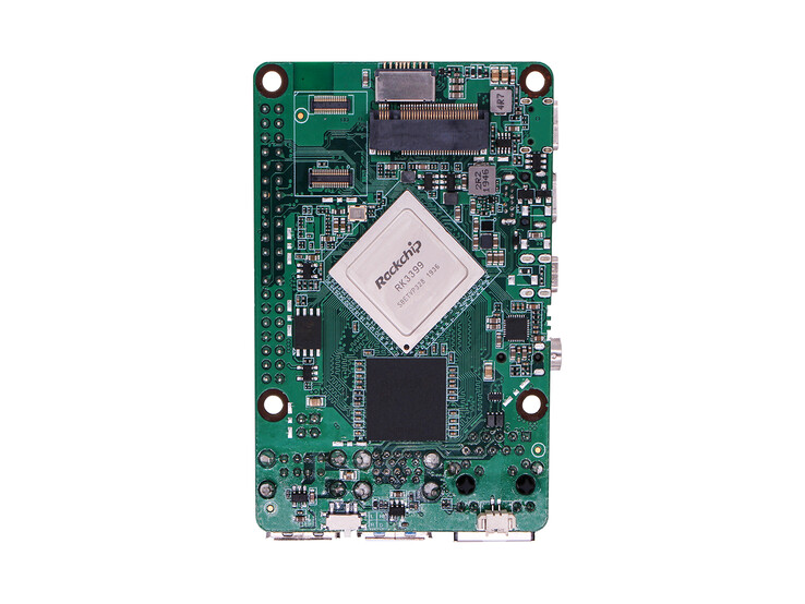 The Rock Pi 4 Model C features a Rockchip RK3399 SoC. (Image source: Seeedstudio)