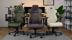 The Corsair TC500 LUXE is available in three colors - Shadow (dark grey), Frost (off-white), and Sherwood (dark green) (Source: Corsair)