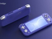 The Anbernic RG 55G1 will be available to buy in three colors, including Indigo.
