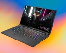 The Gigabyte Aorus 17H has a 175 W RTX 4080 laptop board. (Image source: Gigabyte, Sean Sinclair, edited)