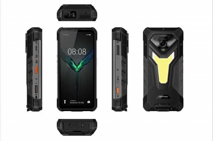 The Ulefone Armor 34 Pro has a built-in projector (Image source: Ulefone)