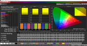 CalMAN ColorChecker intensive (AdobeRGB)