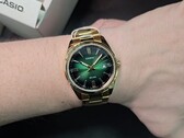 Casio's latest affordable dress watch pairs a radiant green dial with a fluted bezel
