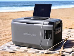 The EcoFlow Glacier Classic can recharge phones and laptops while keeping foods cool during trips outdoors. (Image source: EcoFlow)