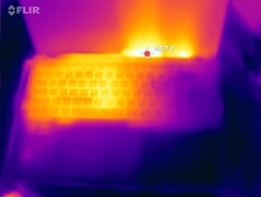 Top: warm on the left, cool on the right