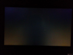 The display backlight is very even with no bleeding.