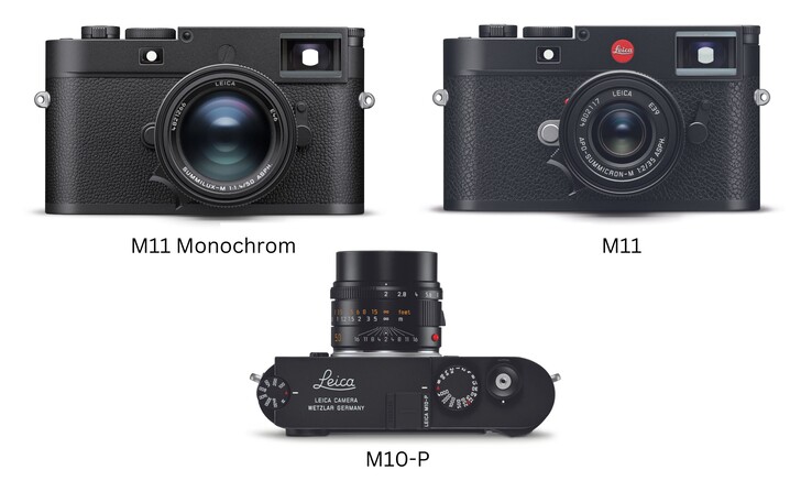 The 'P' and Monochrom versions omit Leica's red dot logo for a discreet look (Image Source: Leica - edited)