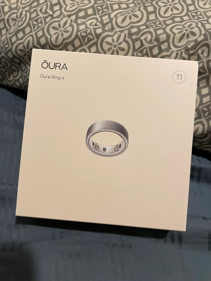 A supposedly leaked image of the Oura Ring 4's packaging. (Image source: U/chrispygc via Reddit)