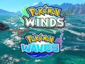 Ocean and islands seen in Pokémon Winds and Waves