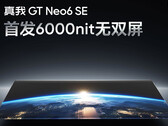 Realme shares screen specs of GT Neo6 SE (Image source: Realme)