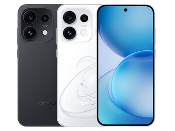 Oppo Reno 16 Pro in Starlight Black and Pop White.