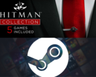 The Hitman Collection bundle contains five games - Hitman: Codename 47, Hitman 2: Silent Assassin, Hitman: Contracts, Hitman: Blood Money, and Hitman: Absolution. (Image source: Steam - Edited)