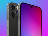 The iPhone 14 Pro and Pro Max could resemble this concept render. (Image source: MacRumors)