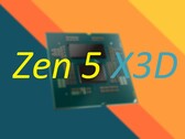 Ryzen X3D chips have a stacked L3 cache on top of the CPU cores. (Image source: Codioful on Unsplash, AMD, edited)