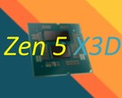 Ryzen X3D chips have a stacked L3 cache on top of the CPU cores. (Image source: Codioful on Unsplash, AMD, edited)