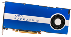 AMD Radeon Pro W6800 based on Navi 21 offers 32 GB GDDR6 VRAM. (Image: Radeon Pro W5500 via AMD)
