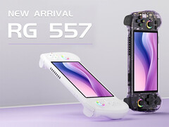 Anbernic is offering the Anbernic RG557 at a slight discount until April 8. (Image source: Anbernic)