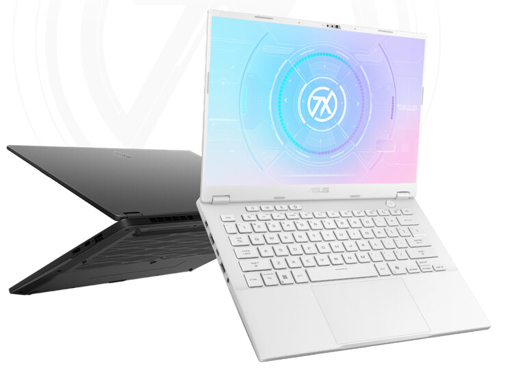 Asus sells the TUF Gaming A14 in China with black and white colour options. (Image osurce: Asus)