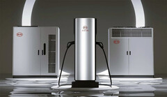 BYD aims to have a network of 4,000 1MW EV charging stations in the near future. (Image source: BYD/Weibo)