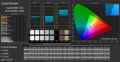 CalMAN - color accuracy (calibrated)