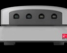 The EmuDeck Machines EM2 and docking station resemble a cross between the Dreamcast and the Sega CD. (Image source: EmuDeck)