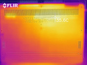 Bottom-side Temperature When Idle