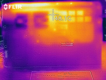 Heat distribution under load (bottom)