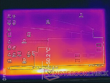 Surface temperature (front)