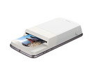 The Polaroid Insta-Share Printer Mod turns digital pixels into 2 x 3 inch printed photos sharable with friends and family. (Source: Motorola)