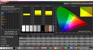 CalMAN ColorChecker (with color profile)