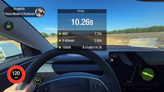 2024 Model 3 Performance did 10.92s 1/4 mile (image: Dragy/YT)