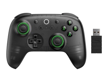 The new 8BitDo Ultimate 2C wireless controller - Transparent black edition. (Image source: 8BitDo)