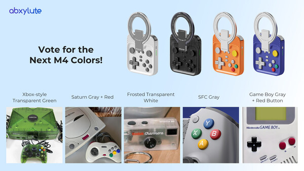 Abxylute wants to launch the M4 Snap-On in at least two more colors. (Image source: Abxylute)