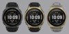 From left to right: the Tactical Black, Black Gold and Arctic Gold versions of the Amazfit T-Rex 3 Pro 44 mm. (Image source: Amazfit)