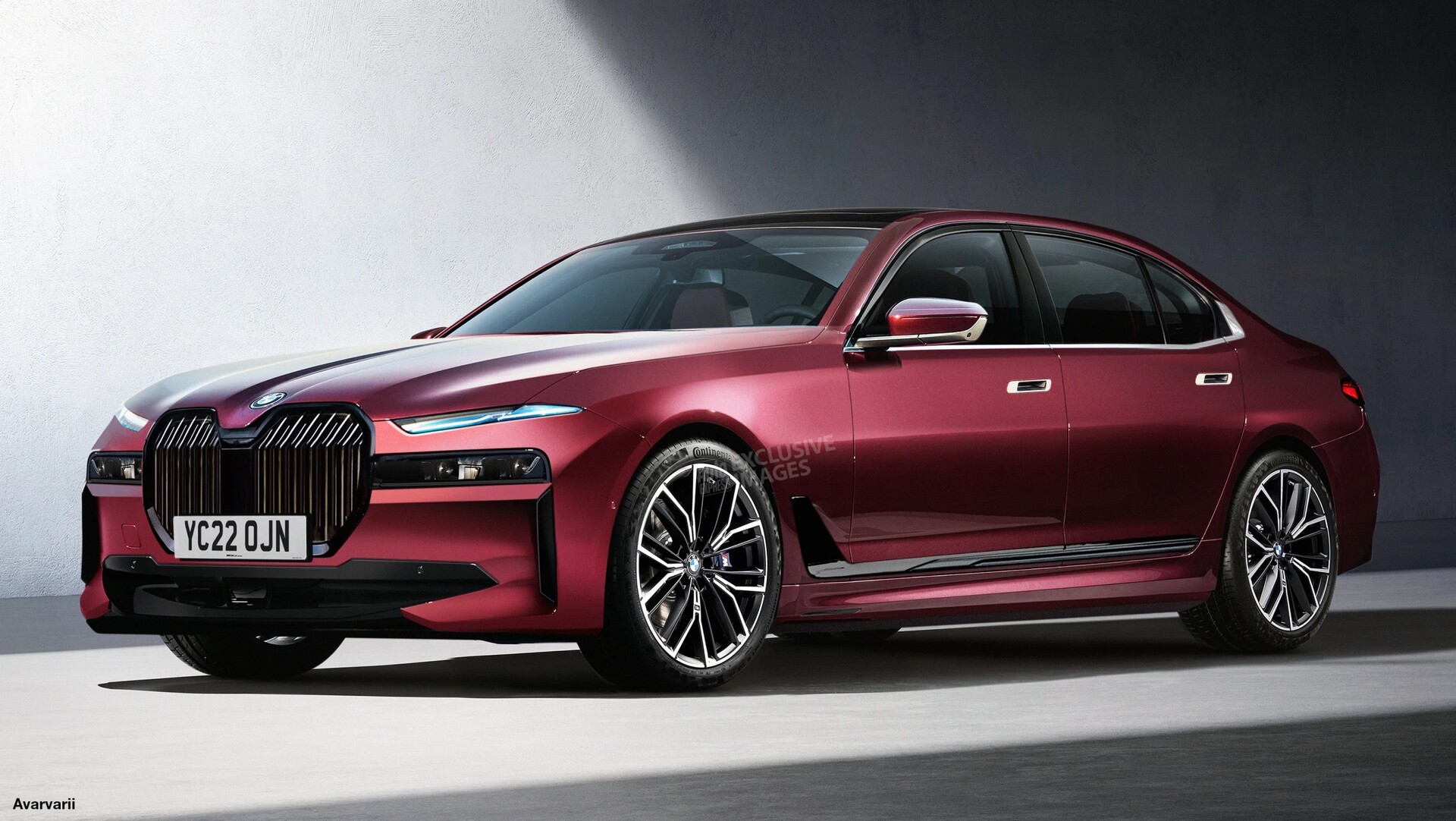 Beautiful concept pictures show the new 2022 BMW 7 Series, which