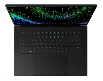 Razer Blade 16 - Keyboard. (Image Source: Razer)