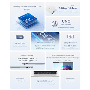 Core highlights of the laptop (machine translated)