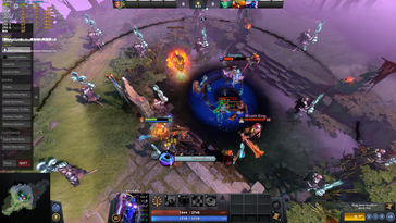 DOTA2 on our testbench (image via own)