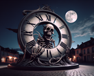 YouTuber Vsauce's Death Clock shows the time remaining until death and is designed to remind users of life's transience. (Image source: DallE3)