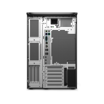 Dell Pro Precision 9 T6 from the back.